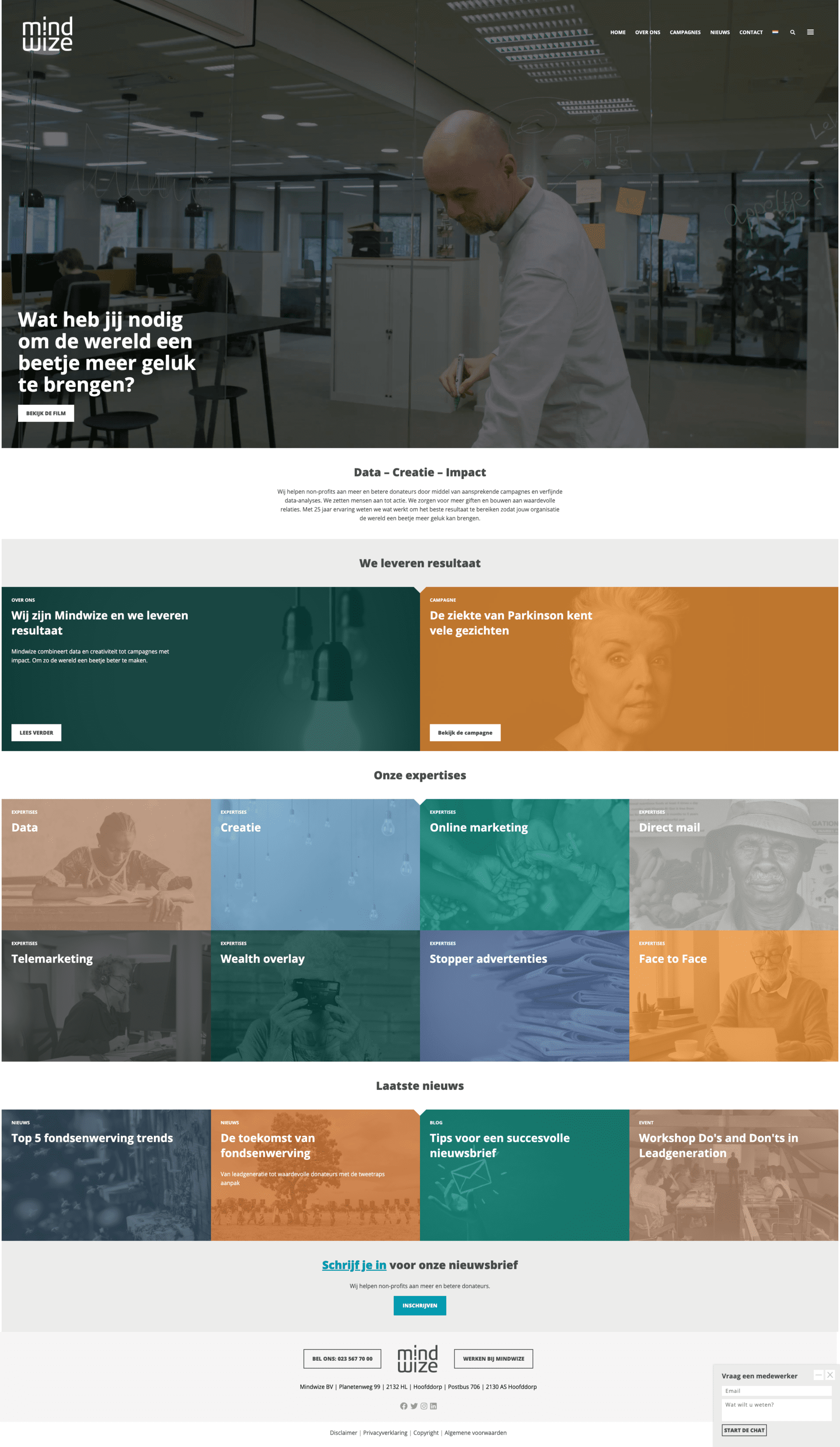 Website van mindwize.nl