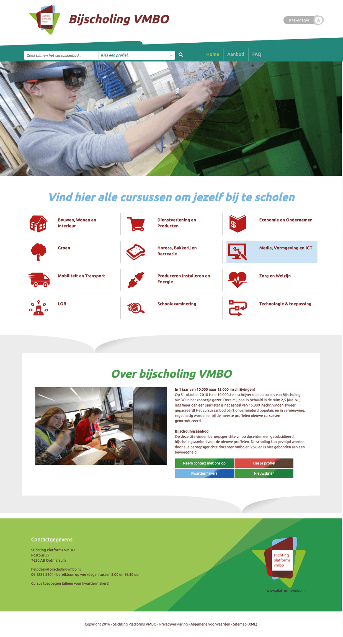 Bijscholing VMBO website