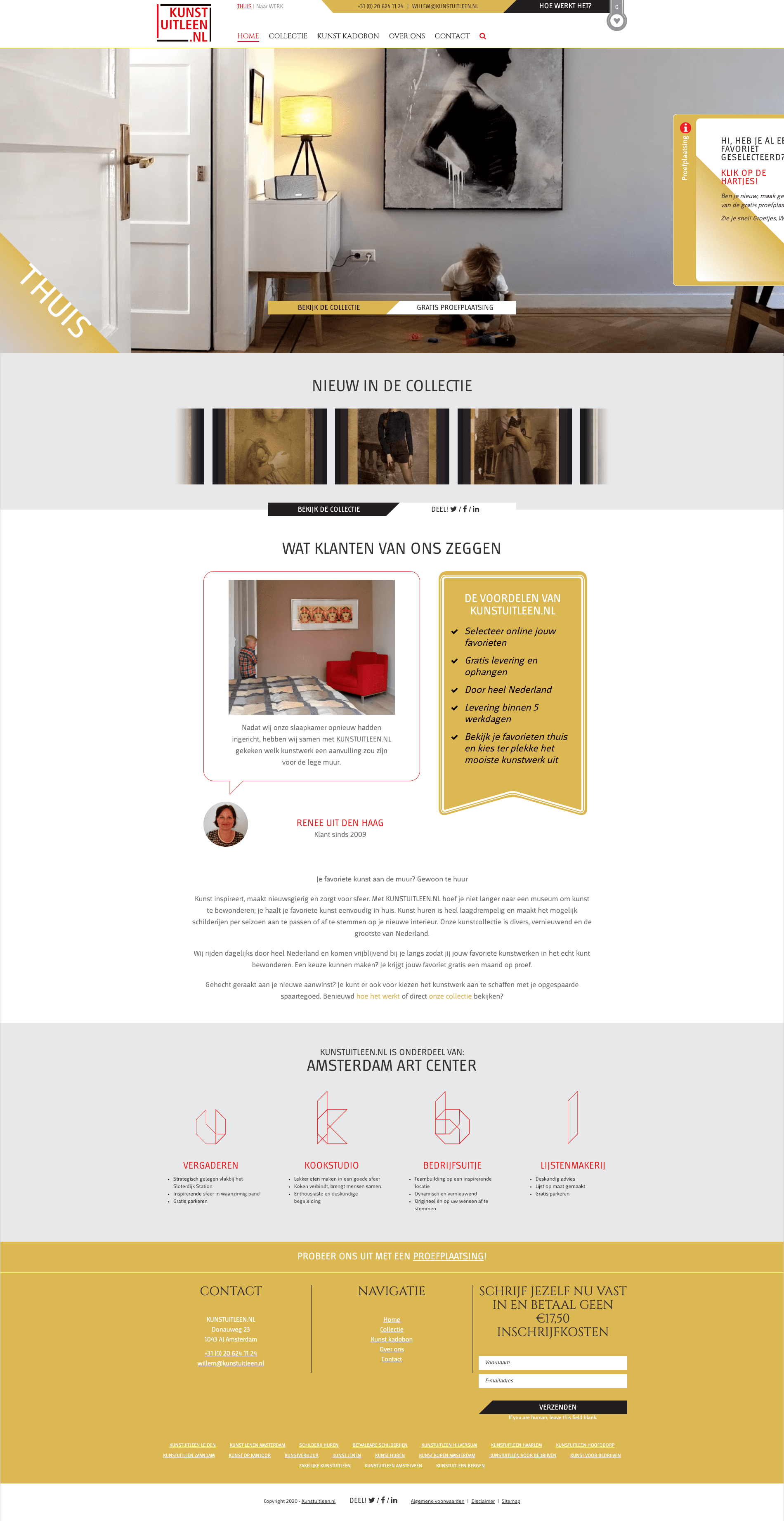 Kunstuitleen.nl | Go2People Websites