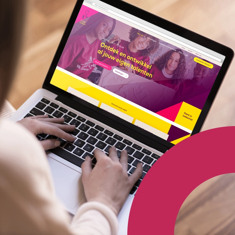 Website voor Ir. lelylyceum Amsterdam