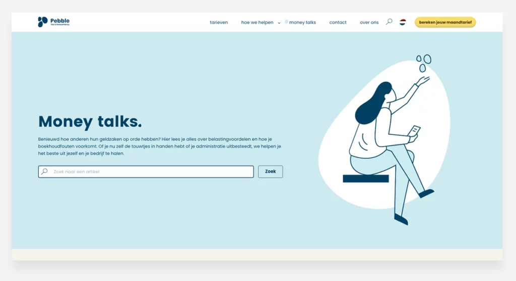 Animaties Pebble Accountancy